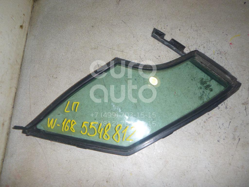 Стекло двери передней левой (форточка) для Mercedes Benz A140/160 W168 1997-2004 - Фото №1