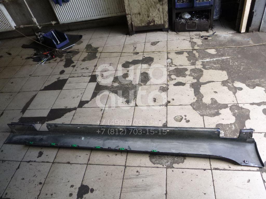 Накладка на порог (наружная) для BMW 5-серия E60/E61 2003-2009 - Фото №1