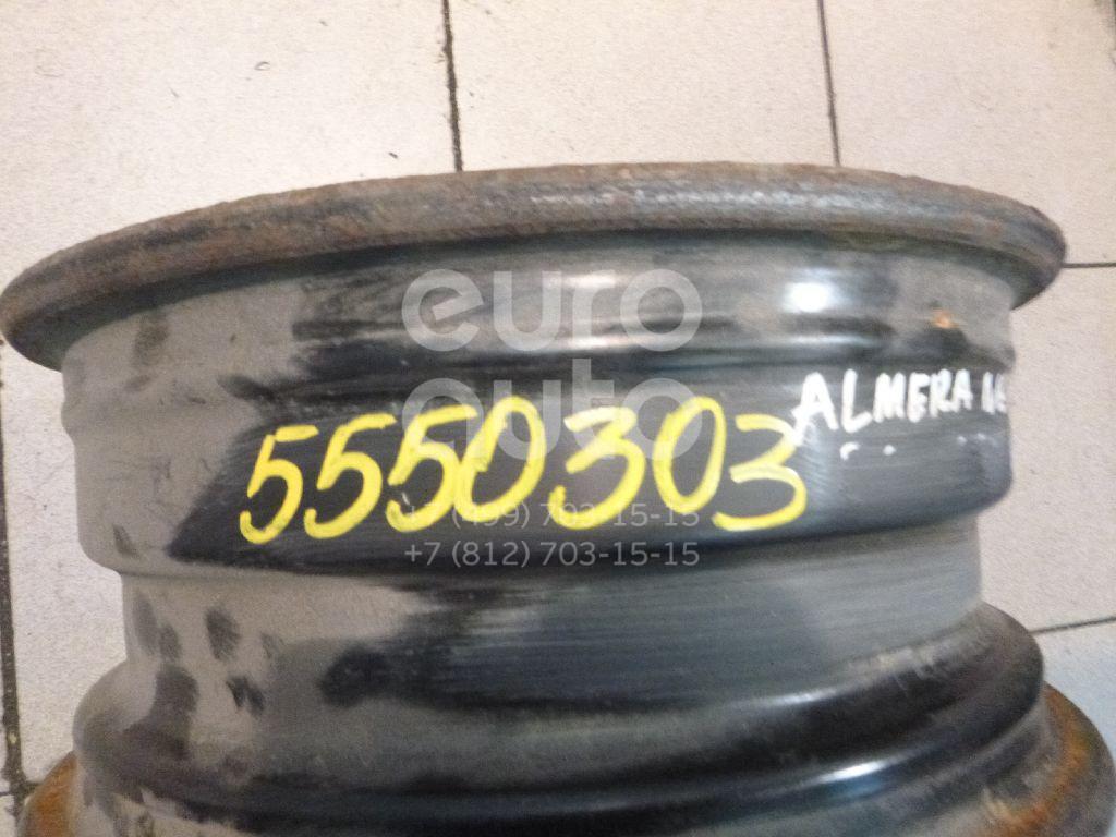 Диск колесный железо для Nissan Almera N16 2000-2006;Primera WP11E 1998-2001;Primera P11E 1996-2002 - Фото №1
