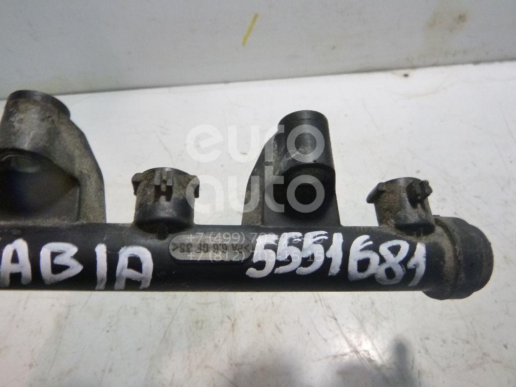 Рейка топливная (рампа) для Skoda,VW,Seat Fabia 2007-2015;Polo 2001-2009;Ibiza IV 2002-2008;Fox 2005-2011 - Фото №1