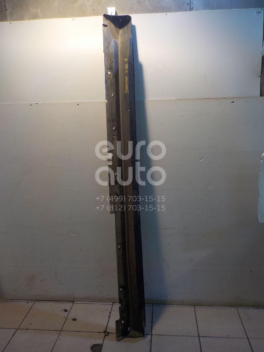 Накладка на порог (наружная) для Volvo S80 1998-2006 - Фото №1