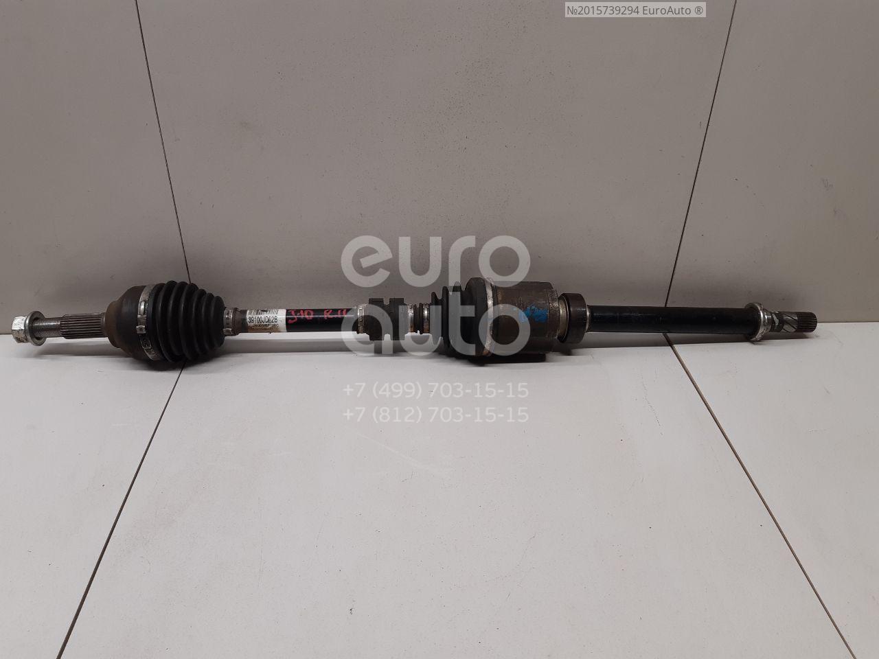 Полуось передняя правая для Nissan Qashqai (J10) 2006-2014;Qashqai+2 (JJ10) 2008-2014 - Фото №1