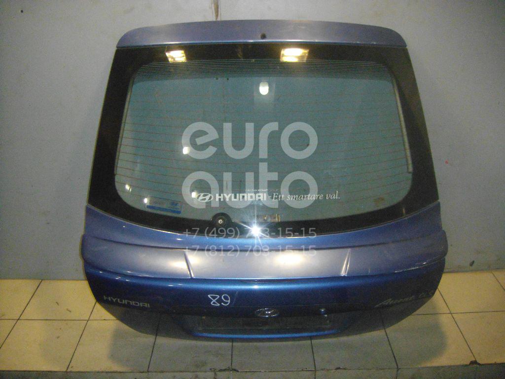 Дверь багажника со стеклом для Hyundai Accent II (+ТАГАЗ) 2000-2012 - Фото №1