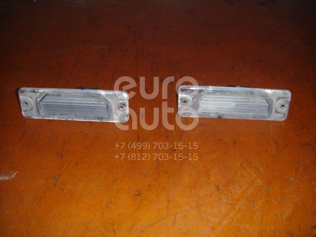 Фонарь подсветки номера для Infiniti,Nissan FX (S50) 2003-2007;Almera N15 1995-2000;Primera P11E 1996-2002;Maxima (A33) 2000-2005;Primera P12E 2002-2007;M/Q70 (Y51) 2010> - Фото №1