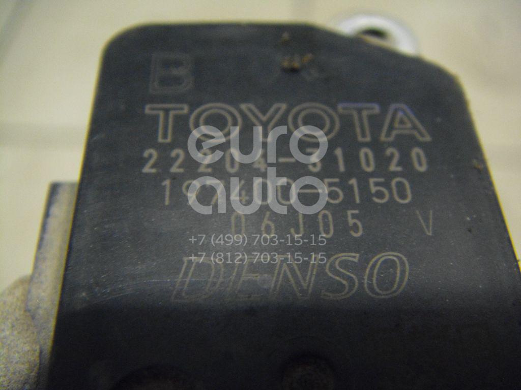Расходомер воздуха (массметр) для Toyota,Lexus RAV 4 2006-2013;Camry V40 2006-2011;RX 300/330/350/400h 2003-2009;Previa 2000>;Auris (E15) 2006-2012;Corolla E15 2006-2013;Yaris 2005-2011;GS 300/400/430 2005-2011;IS 250/350 2005-2013 - Фото №1
