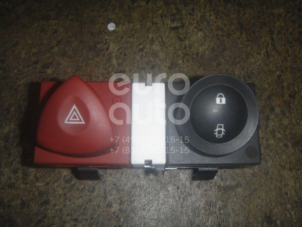 Кнопка аварийной сигнализации для Renault Megane II 2003-2009;Scenic II 2003-2009 - Фото №1
