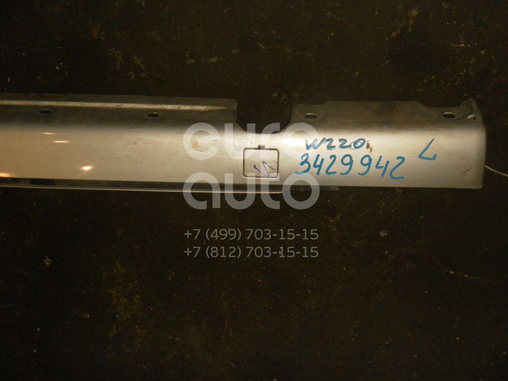 Накладка на порог (наружная) для Mercedes Benz W220 1998-2005 - Фото №1