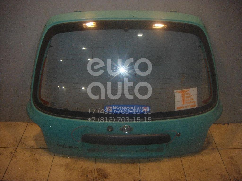 Дверь багажника со стеклом для Nissan Micra (K11E) 1992-2002 - Фото №1
