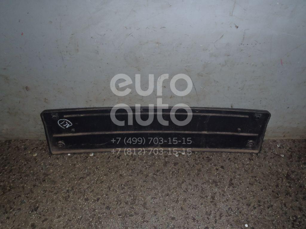 Накладка переднего бампера под номер для BMW X6 E71 2008-2014 - Фото №1