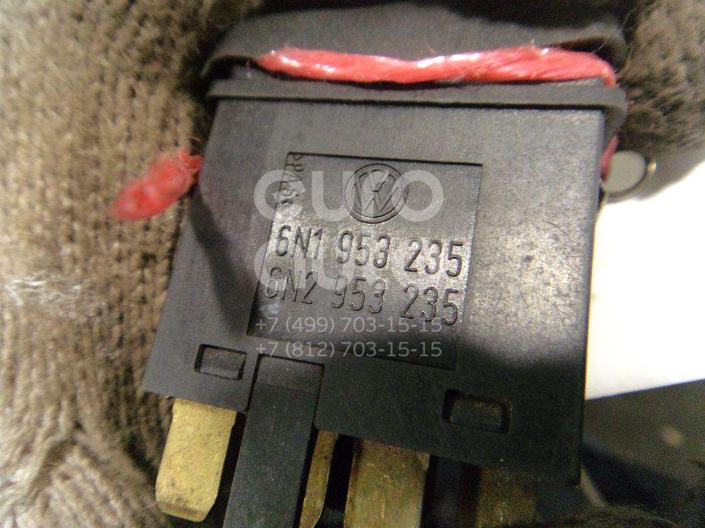 Кнопка аварийной сигнализации для VW,Seat Polo 1994-1999;Cordoba 1993-1996;Ibiza II 1993-1996;Caddy II 1995-2004;Arosa 1997-2004;Polo Classic 1995-2002;Cordoba 1996-1999 - Фото №1