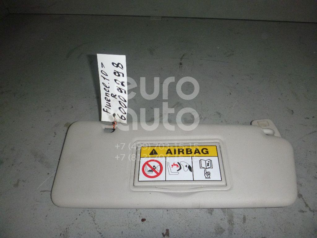 Козырек солнцезащитный (внутри) для Renault Fluence 2010> - Фото №1