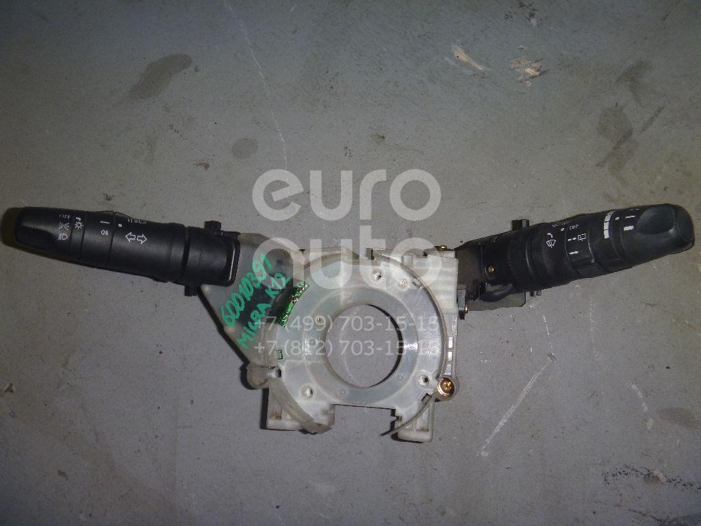 Переключатель подрулевой в сборе для Nissan Micra (K12E) 2002-2010 - Фото №1
