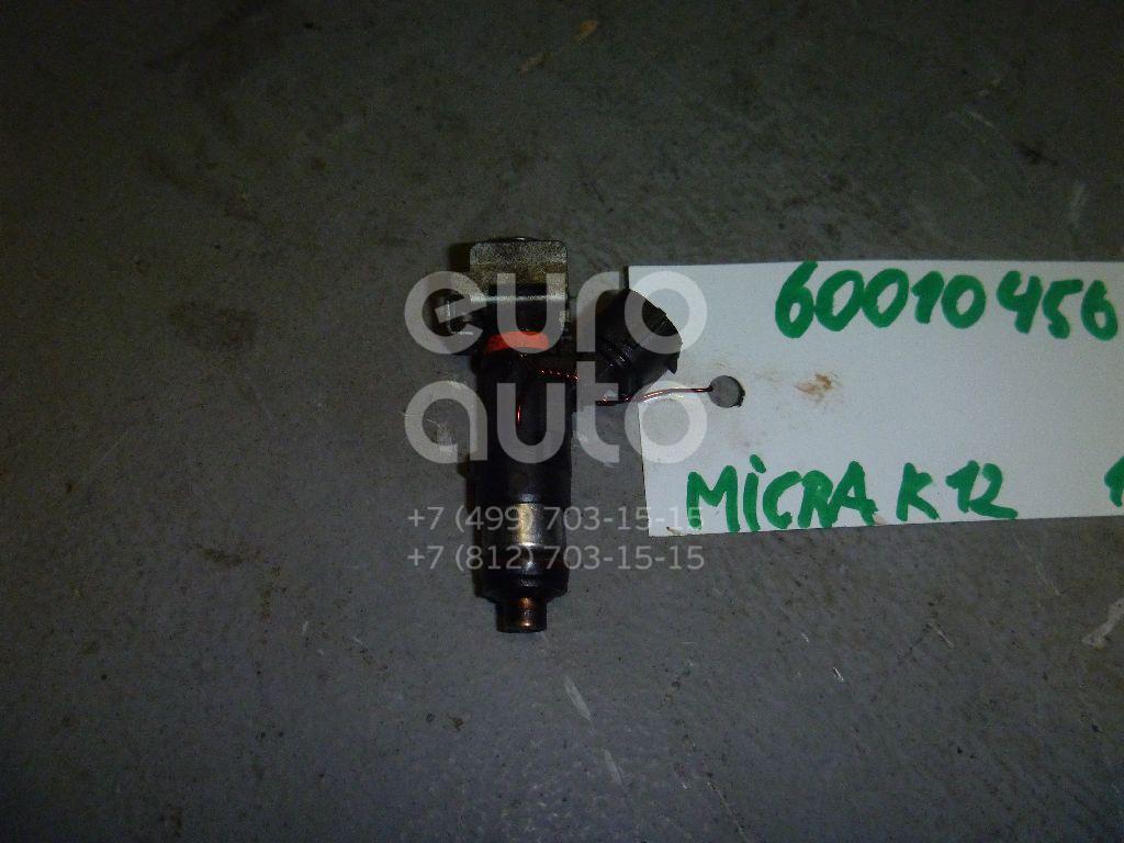 Форсунка инжекторная электрическая для Nissan Micra (K12E) 2002-2010;Note (E11) 2006-2013 - Фото №1
