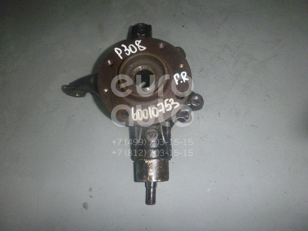 Кулак поворотный передний правый для Peugeot,Citroen 308 I 2007-2015;C4 2005-2011;307 2001-2007;C4 Picasso 2006-2014;C4 Grand Picasso 2006-2014;Partner Tepee(B9) 2008>;3008 2010>;Berlingo (NEW) (B9) 2008>;C4 II 2011>;408 2012> - Фото №1