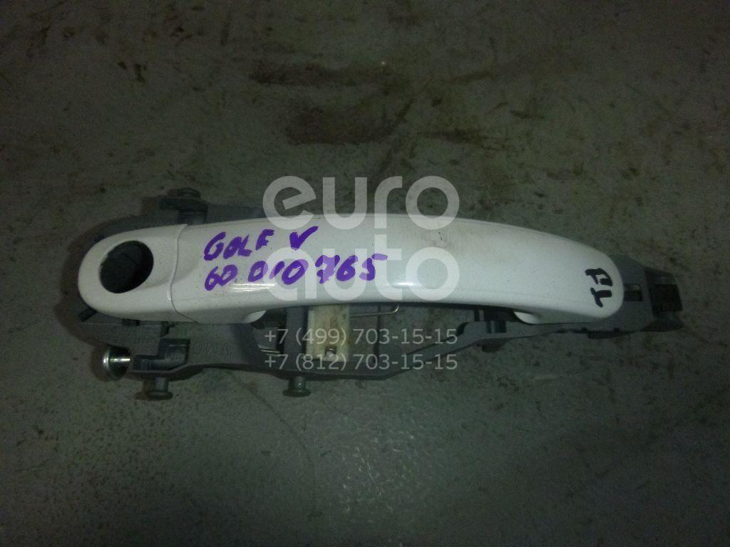 Ручка двери передней наружная левая для VW Golf V Plus 2005-2014 - Фото №1
