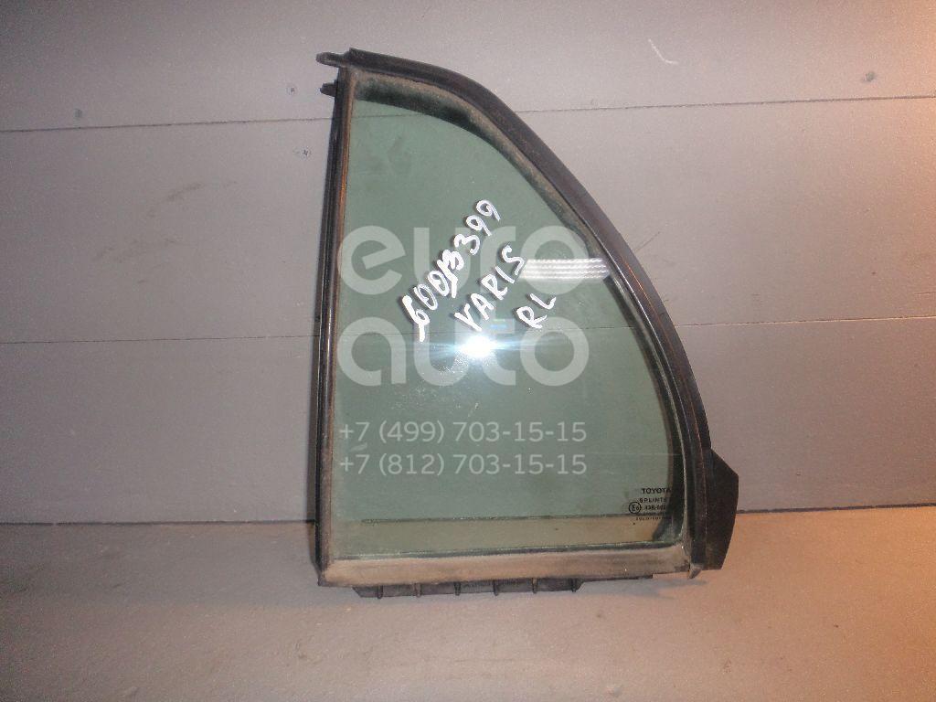Стекло двери задней левой (форточка) для Toyota Yaris 2005-2011 - Фото №1