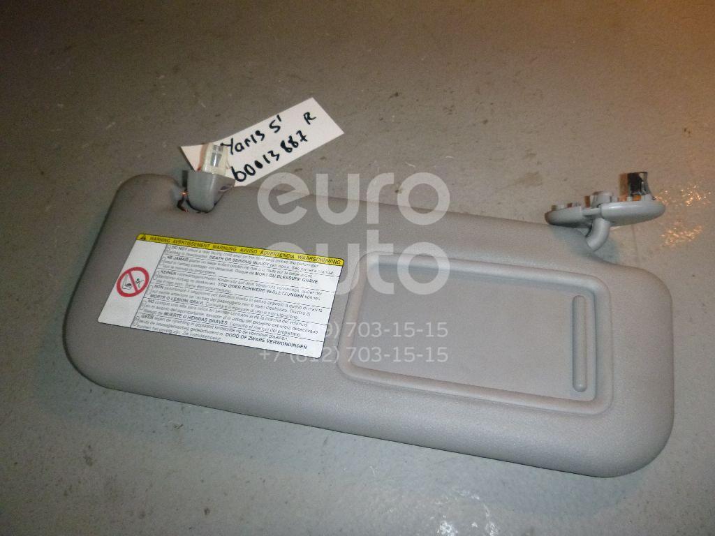 Козырек солнцезащитный (внутри) для Toyota Yaris 2005-2011 - Фото №1