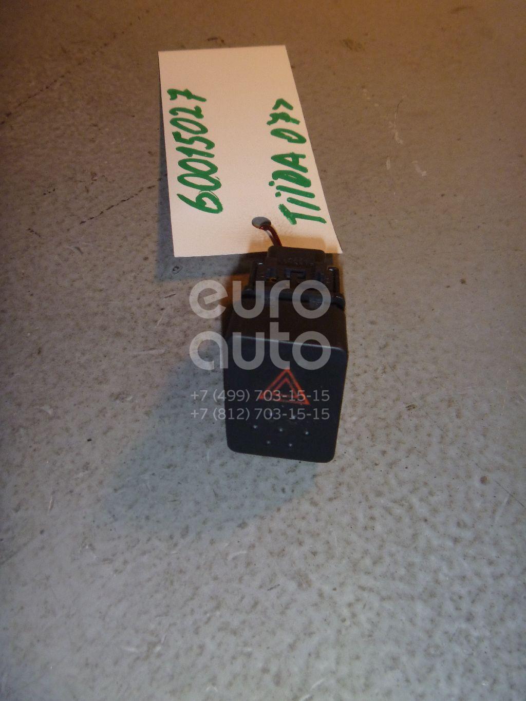 Кнопка аварийной сигнализации для Nissan Tiida (C11) 2007-2014 - Фото №1
