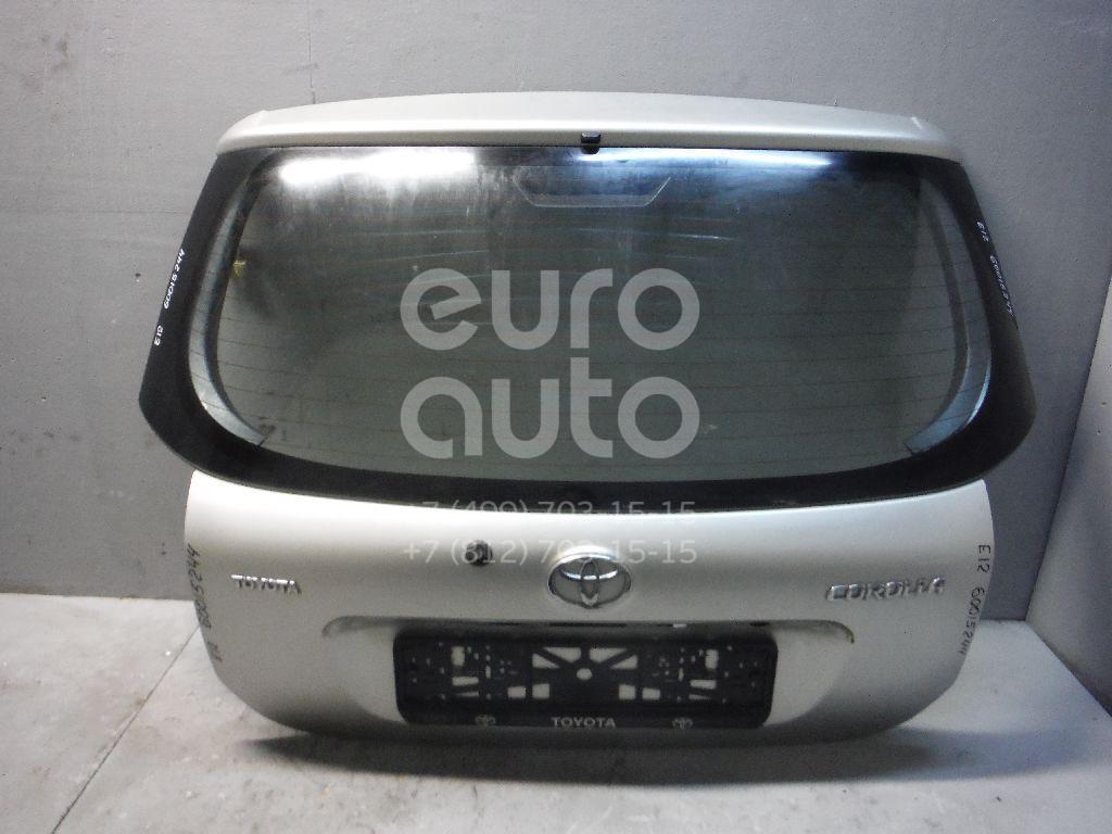Дверь багажника со стеклом для Toyota Corolla E12 2001-2006 - Фото №1
