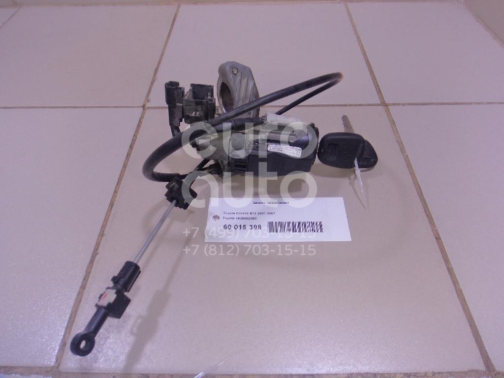 Замок зажигания со вставками (к-кт) для Toyota Corolla E12 2001-2007 - Фото №1
