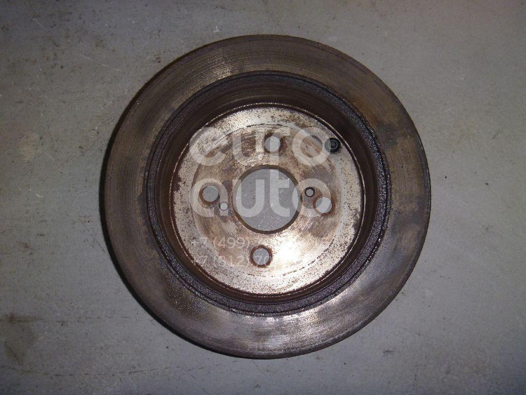 Диск тормозной задний для Toyota Corolla E12 2001-2007 - Фото №1