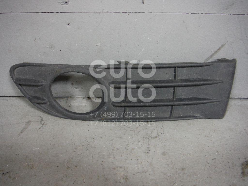 Решетка в бампер левая для Volvo S40 2004-2012;V50 2004-2012 - Фото №1