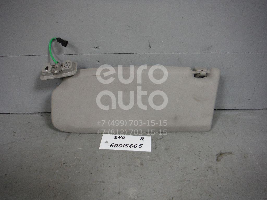 Козырек солнцезащитный (внутри) для Volvo S40 2004-2012 - Фото №1