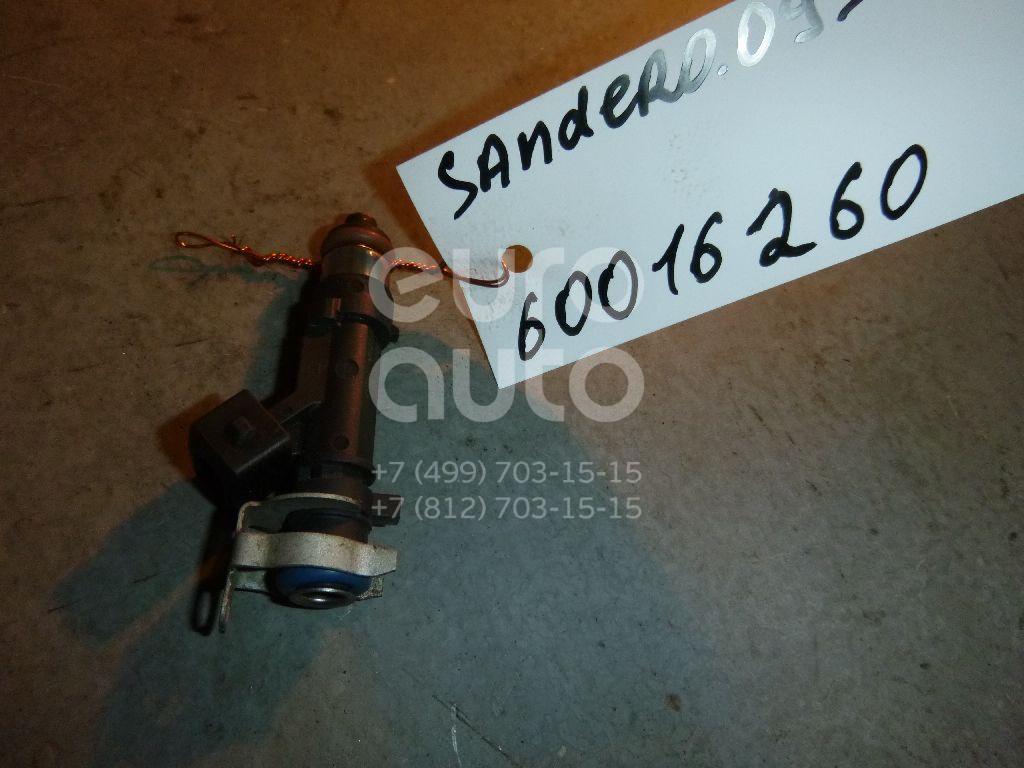 Форсунка инжекторная электрическая для Renault,VAZ Sandero 2009-2014;Logan 2005-2014;Lada Largus 2011>;Kangoo 2008>;Logan II 2014>;Sandero 2014> - Фото №1