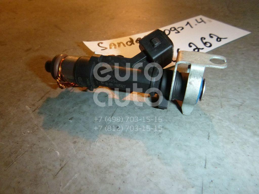 Форсунка инжекторная электрическая для Renault,VAZ Sandero 2009-2014;Logan 2005-2014;Lada Largus 2011>;Kangoo 2008>;Logan II 2014>;Sandero 2014> - Фото №1