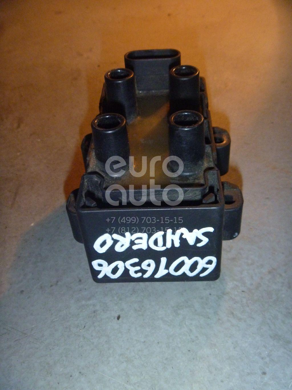 Катушка зажигания для Renault,VAZ Sandero 2009-2014;Clio I 1991-1998;Megane I 1996-1999;Twingo 1993-2007;Kangoo 2003-2008;Logan 2005-2014;Kangoo 1997-2003;Clio II/Symbol 1998-2008;Lada Largus 2011>;Kangoo 2008>;Logan II 2014> - Фото №1