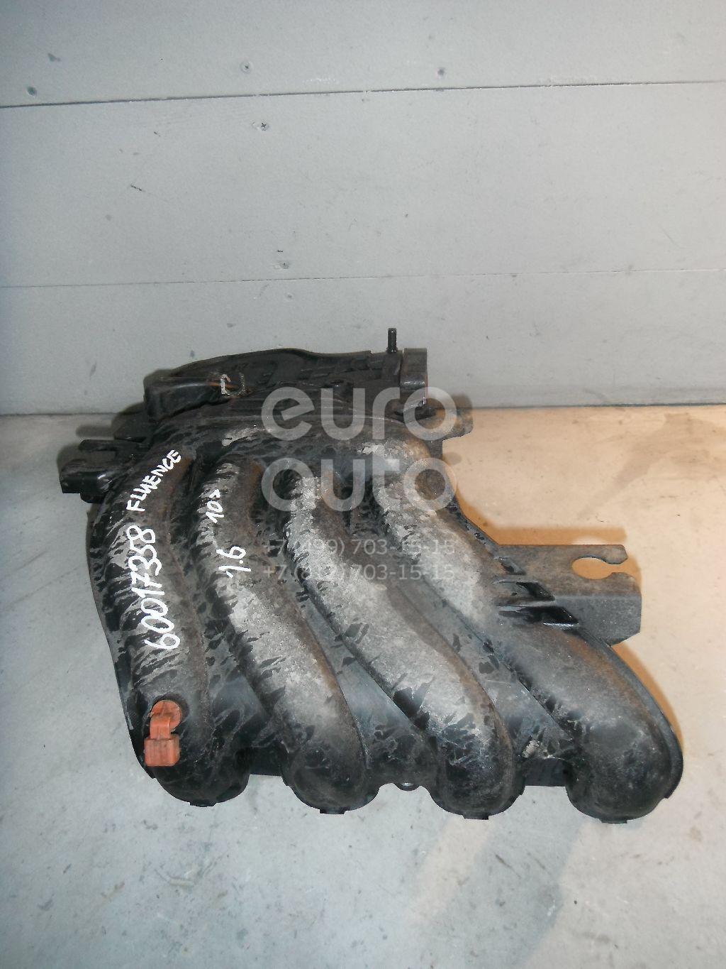 Коллектор впускной для Renault Fluence 2010>;Twingo 2007-2014;Kangoo 2003-2008;Logan 2005-2014;Megane II 2002-2009;Scenic 2003-2009;Laguna II 2001-2008;Clio II/Symbol 1998-2008;Clio III 2005-2012;Modus 2004-2012;Megane III 2009-2016;Scenic 2009-2015 - Фото №1
