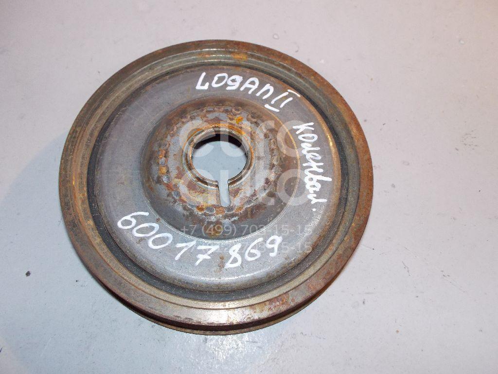 Шкив коленвала для Renault Logan II 2014>;Twingo 2007-2014;Clio I 1991-1998;Twingo 1993-2007;Laguna 1994-1999;Kangoo 2003-2008;Megane II 2002-2009;Master I 1980-1998;Laguna 1999-2001;Express 1985-1998;Scenic 2003-2009 - Фото №1