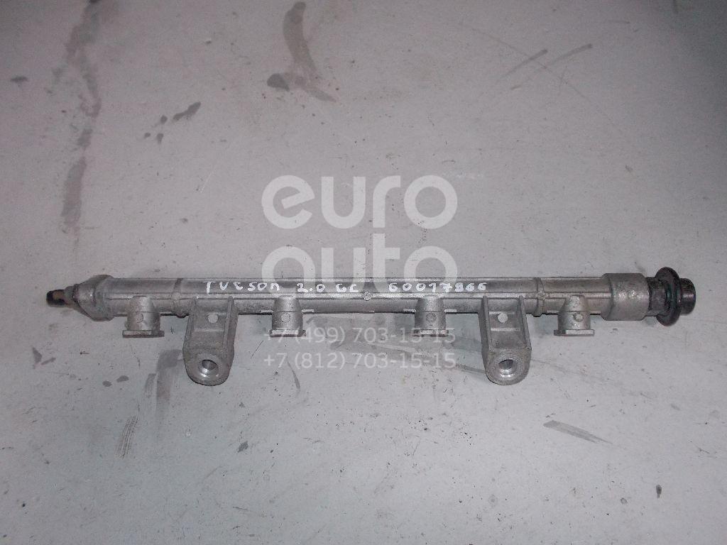 Рейка топливная (рампа) для Hyundai,Kia Tucson 2004-2010;Elantra 2000-2006;Matrix 2001-2010;Coupe (GK) 2002-2009;Cerato 2004-2008;Sportage 2004-2010;Trajet 2000-2009;Carens 2002-2006 - Фото №1