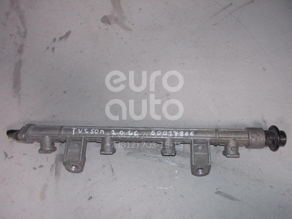 Рейка топливная (рампа) для Hyundai,Kia Tucson 2004-2010;Elantra 2000-2006;Matrix 2001-2010;Coupe (GK) 2002-2009;Cerato 2004-2008;Sportage 2004-2010;Trajet 2000-2009;Carens 2002-2006 - Фото №1