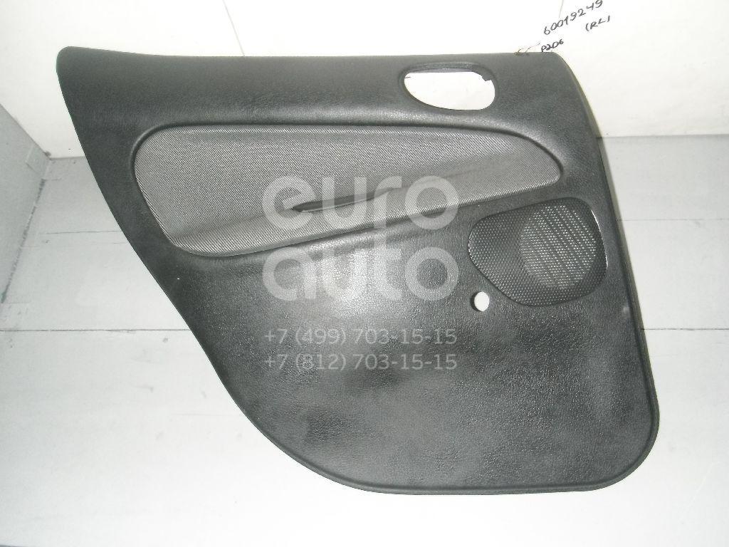Обшивка двери задней левой для Peugeot 206 1998-2012 - Фото №1