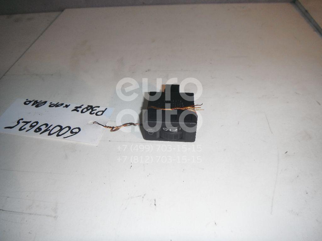 Кнопка корректора фар для Peugeot,Citroen 307 2001-2008;C2 2003-2008;C8 2002-2014;407 2004-2010;207 2006-2013;1007 2005-2009;C3 2002-2009;Berlingo(FIRST) (M59) 2002-2012;308 I 2007-2015;C5 2008>;Partner (M59) 2002-2012;Partner Tepee(B9) 2008> - Фото №1