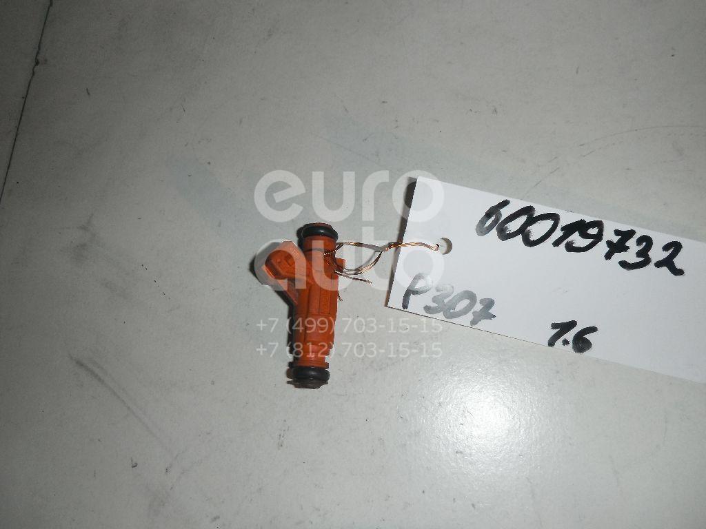 Форсунка инжекторная электрическая для Peugeot,Citroen 307 2001-2007;C4 2005-2011;Xsara 2000-2005;C2 2003-2008;207 2006-2013;1007 2005-2009;206 1998-2012;C3 2002-2009;Berlingo 1996-2002;Partner 1996-2002;Berlingo(FIRST) (M59) 2002-2012;Partner (M59) 2002-2010 - Фото №1