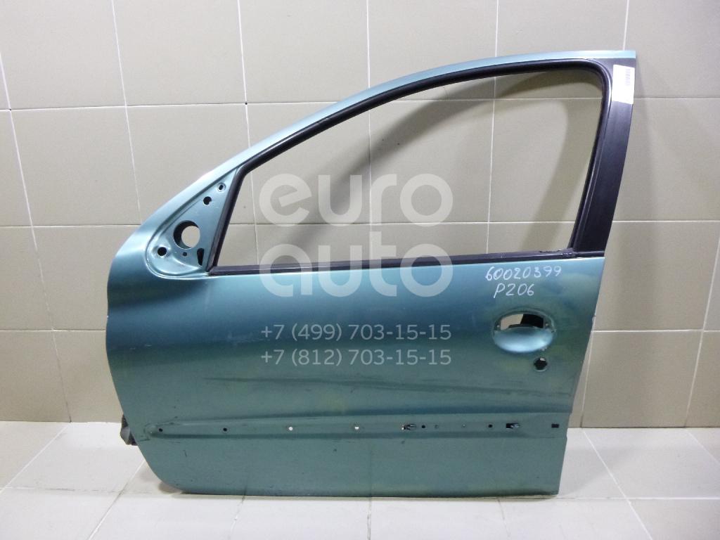 Дверь передняя левая для Peugeot 206 1998-2012 - Фото №1