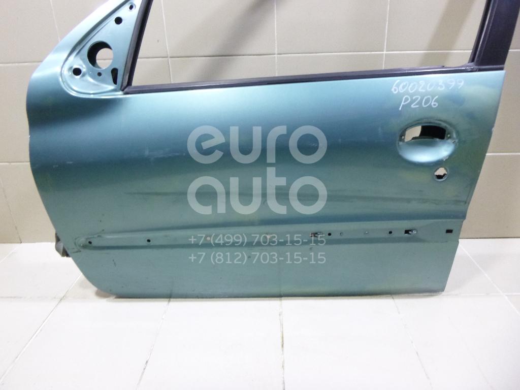 Дверь передняя левая для Peugeot 206 1998-2012 - Фото №1