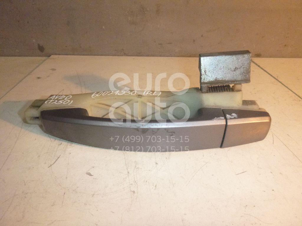Ручка двери задней наружная левая для Chevrolet Aveo (T250) 2005-2011 - Фото №1