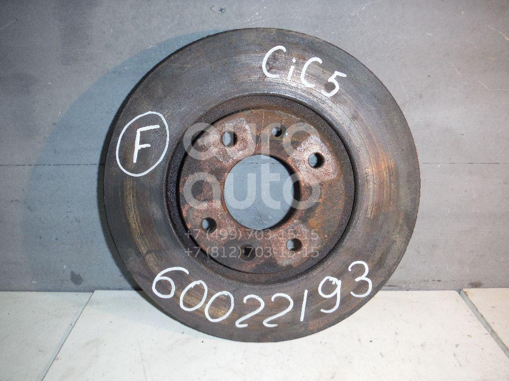 Диск тормозной передний вентилируемый для Citroen,Peugeot C5 2005-2008;Xsara 2000-2005;Xsara 1997-2000;207 2006-2013;1007 2005-2009;307 2001-2007;206 1998-2012;Xsara Picasso 1999-2010;C5 2001-2005;Partner 1996-2002;Berlingo(FIRST) (M59) 2002-2012 - Фото №1