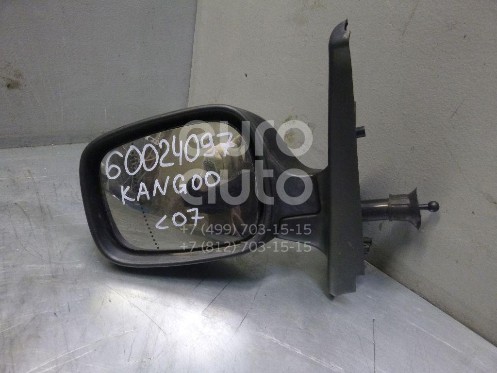 Зеркало левое механическое для Renault Kangoo 2003-2008 - Фото №1