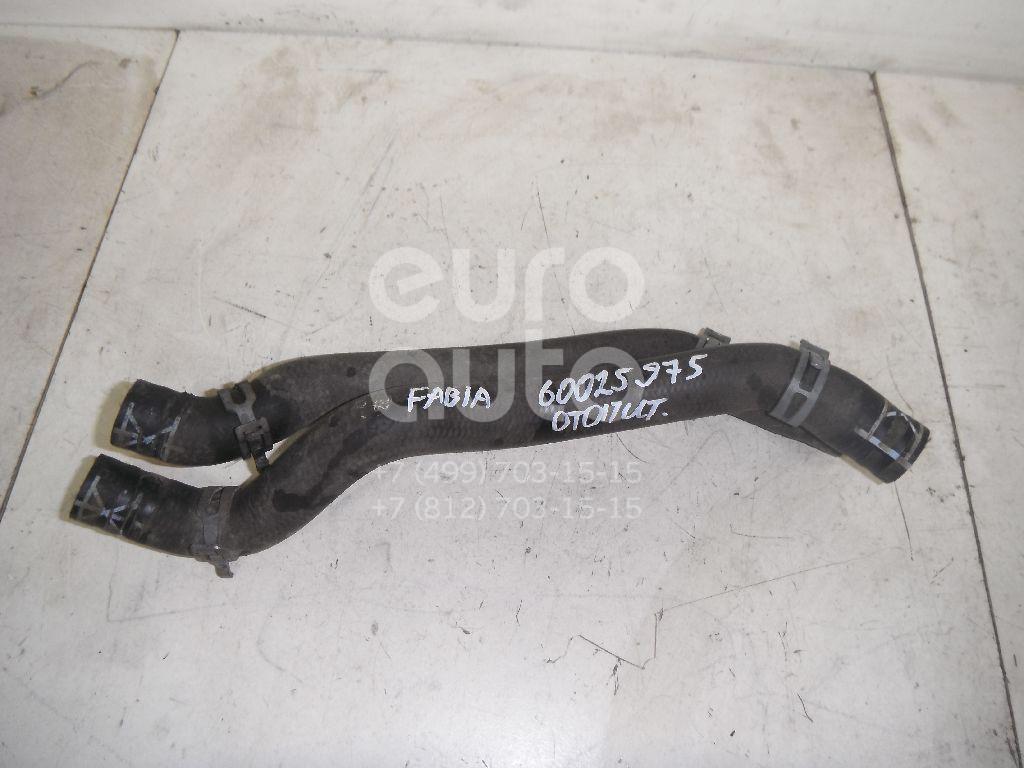 Патрубок отопителя для Skoda,Seat,VW Fabia 2007-2015;Ibiza V 2008>;Roomster 2006-2015;Toledo III 2004-2009;Polo (HB) 2009>;Rapid 2013> - Фото №1