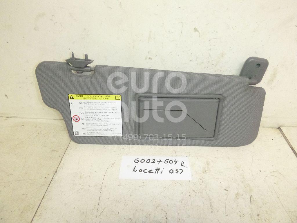 Козырек солнцезащитный (внутри) для Chevrolet,Daewoo Lacetti 2003-2013;Nubira 2003-2007 - Фото №1