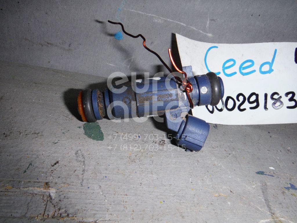 Форсунка инжекторная электрическая для Kia,Hyundai Ceed 2007-2012;Cerato 2004-2008;Elantra 2006-2011;i30 2007-2012;Soul 2009-2014;i20 2008-2014;Cerato 2009-2013;Carens 2006-2012;Solaris 2010-2017;Venga 2010>;ix20 2010>;Cerato 2013> - Фото №1