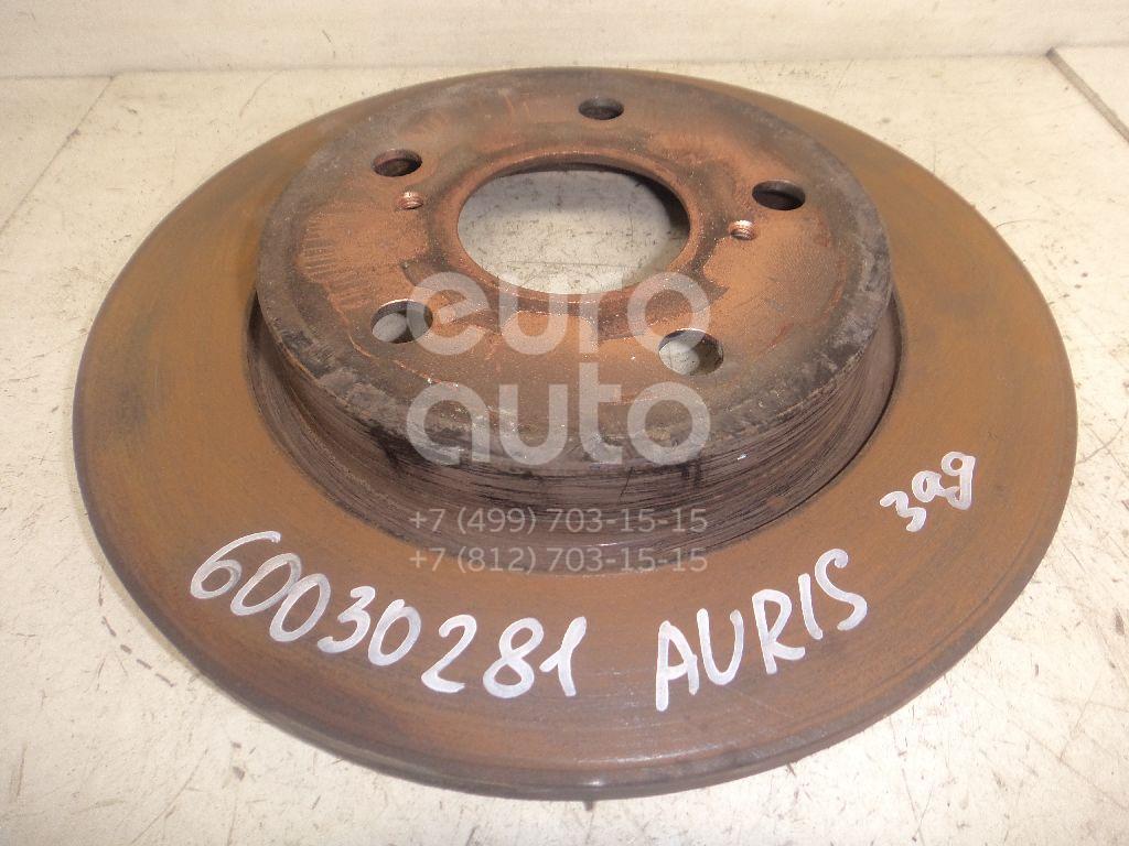 Диск тормозной задний для Toyota Auris E18 2012>;Auris (E15) 2006-2012;Corolla E15 2006-2013;Corolla E18 2013> - Фото №1