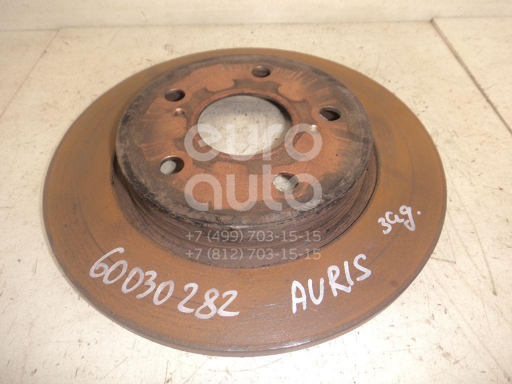 Диск тормозной задний для Toyota Auris E18 2012>;Auris (E15) 2006-2012;Corolla E15 2006-2013;Corolla E18 2013> - Фото №1