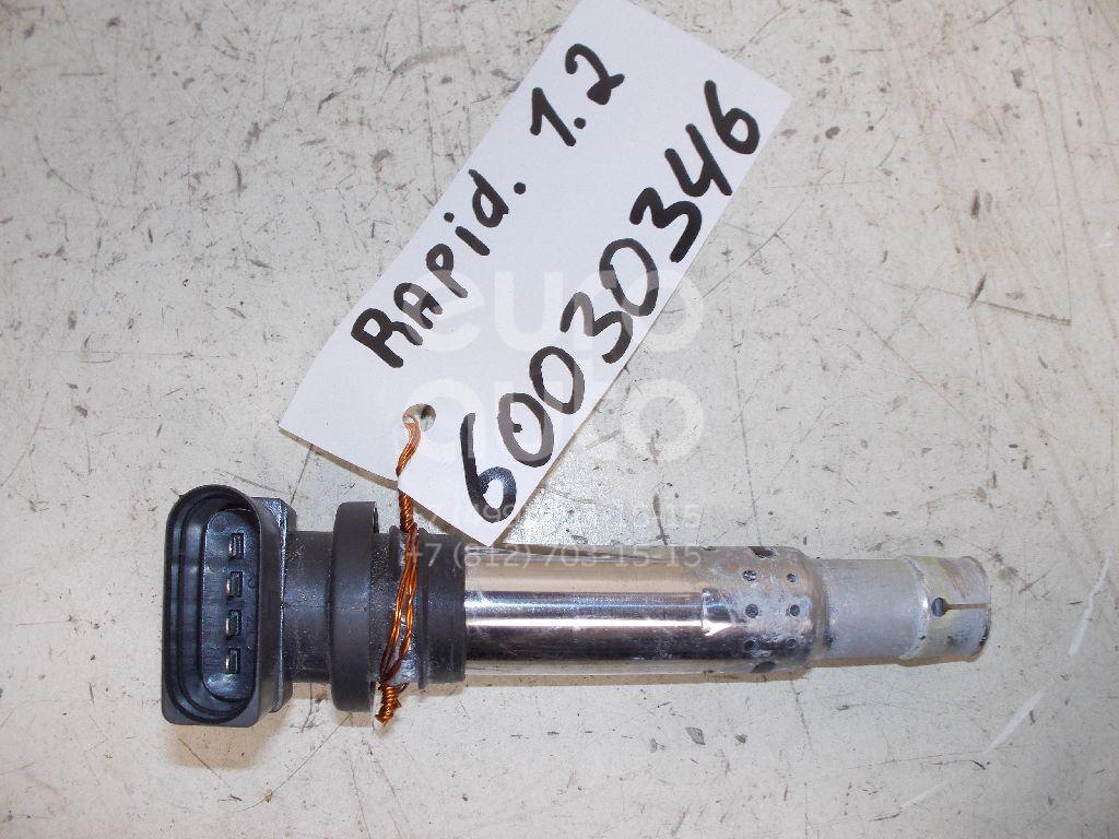 Катушка зажигания для Skoda,Seat,VW Rapid 2013>;Octavia (A4 1U-) 2000-2011;Leon (1M1) 1999-2006;Toledo II 1999-2006;Golf IV/Bora 1997-2005;New Beetle 1998-2010;Lupo 1998-2005;Ibiza III 1999-2002;Polo 2001-2009;Golf V 2003-2009 - Фото №1