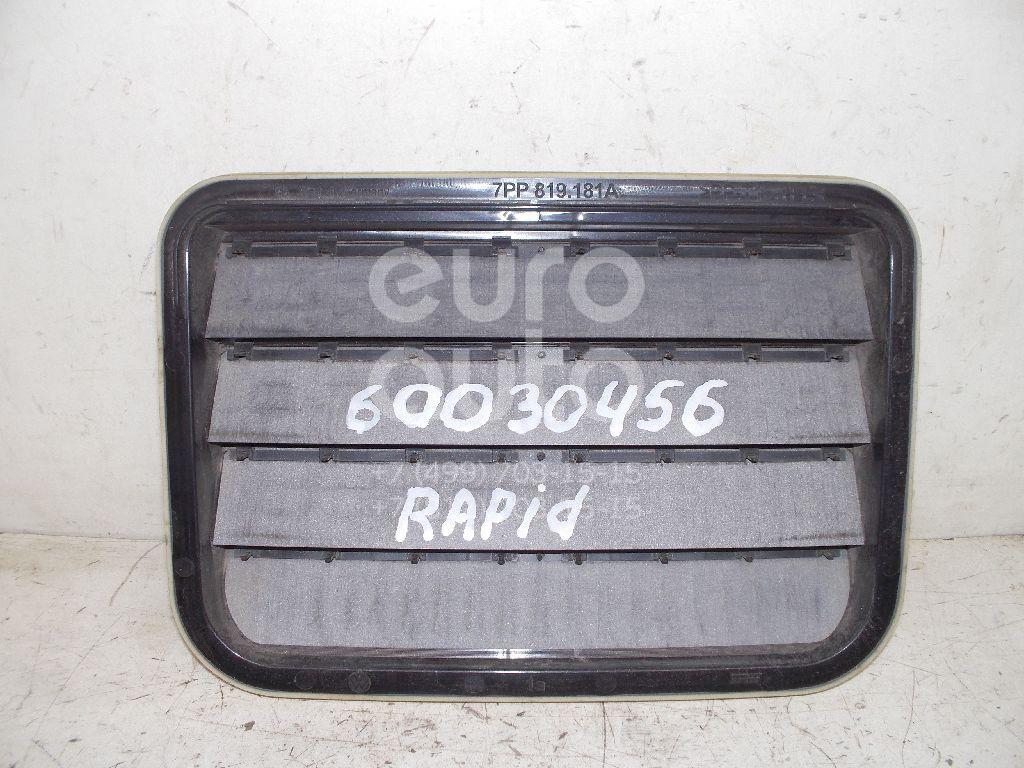 Решетка вентиляционная для Skoda,VW,Seat Rapid 2013>;Touareg 2010>;Octavia (A7) 2013>;Toledo 2013> - Фото №1