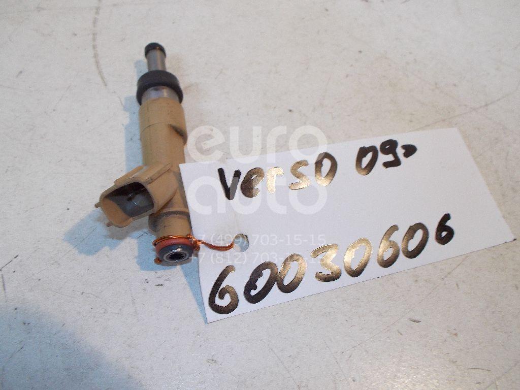 Форсунка инжекторная электрическая для Toyota,Lexus Verso 2009>;RAV 4 2006-2013;Auris (E15) 2006-2012;Corolla E15 2006-2013;Yaris 2005-2011;Matrix 2001-2008;Avensis III 2009>;CT 200H 2011>;RAV 4 2013>;Corolla E18 2013> - Фото №1